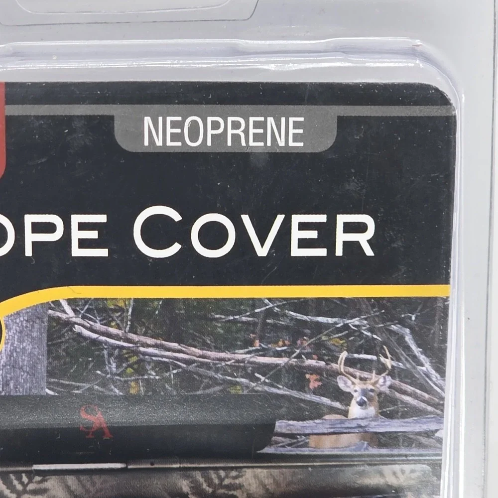 Sports Afield Neoprene Scope Cover Red Logo Rifle Gun Accessory New